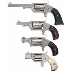 Four Single Action Mini Revolvers