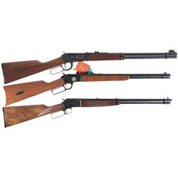Collector's Lot of Three Boxed Lever Action Long Guns