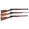 Image 1 : Three Lever Action Long Guns