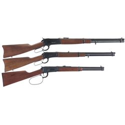 Three Lever Action Long Guns