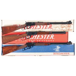 Three Boxed Winchester Lever Action Long Guns