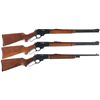 Image 1 : Three Marlin Lever Action Long Guns