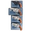 Image 1 : Collector's Lot of Four Boxed Smith & Wesson Double Action Revolvers