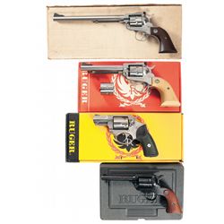 Four Ruger Revolvers