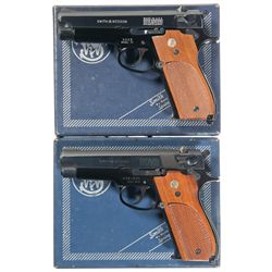 Two Boxed Smith & Wesson Model 39 Semi-Automatic Pistols