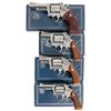 Image 1 : Four Boxed Smith & Wesson Double Action Revolvers