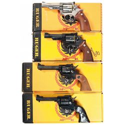 Four Boxed Ruger Revolvers