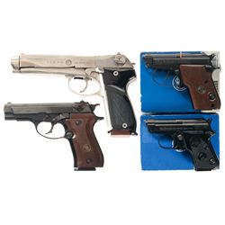 Four Semi-Automatic Pistols