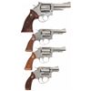 Image 2 : Collector's Lot of Four Smith & Wesson Double Action Revolvers with Original Boxes