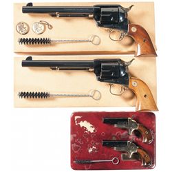Four Colt Handguns