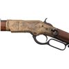 Image 3 : Custom Engraved Winchester Model 1866 Lever Action Saddle Ring Carbine