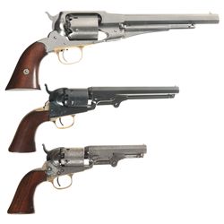 Three Percussion Revolvers