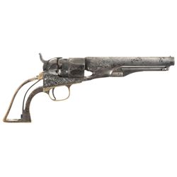 Factory Engraved Colt Model 1862 Police Percussion Revolver