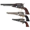 Image 2 : Collector's Lot of Three Antique Revolvers