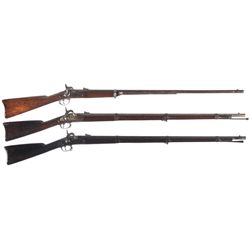 Three Percussion Long Guns