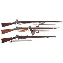 Three U.S. Antique Longarms