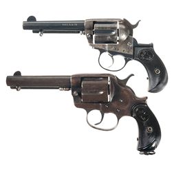 Two Colt Double Action Revolvers
