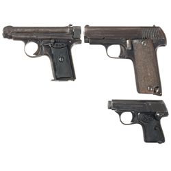 Three Semi-Automatic Pistols