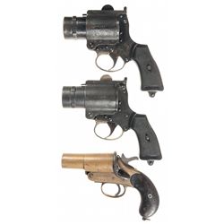 Three Flare Guns