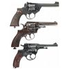 Image 2 : Three European Double Action Revolvers