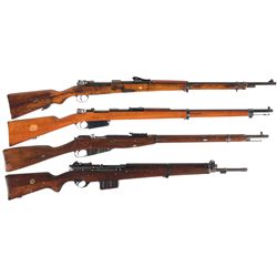 Four Military Longarms
