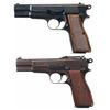 Image 1 : Two Fabrique Nationale High Power Semi-Automatic Pistols
