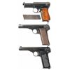 Image 1 : Three European Semi-Automatic Pistols