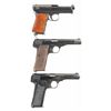 Image 2 : Three European Semi-Automatic Pistols