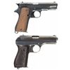 Image 2 : Two Semi-Automatic Pistols with Holsters