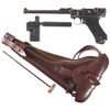 Image 1 : DWM Model 1914 Artillery Luger Pistol Dated 1917 with Stock/Holster and Snail Drum Loading Tool