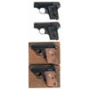 Image 1 : Collector's Lot of Four Colt Semi-Automatic Pocket Pistols