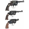Image 2 : Three Colt Double Action Revolvers