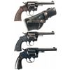 Image 1 : Three Colt Double Action Revolvers