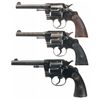 Image 2 : Three Colt Double Action Revolvers