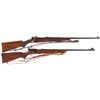 Image 1 : Two Winchester Bolt Action Rifles with Slings