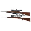 Image 2 : Two Ruger 77/22 Bolt Action Rifles with Scopes