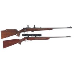 Two Bolt Action .22 Rifles