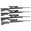 Image 1 : Four Scoped Bolt Action Rifles