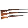 Image 1 : Three Remington Bolt Action Rifles