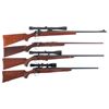 Image 1 : Four Bolt Action Rifles