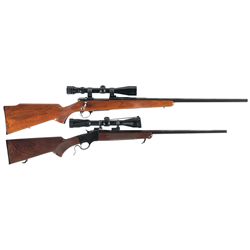 Two Scoped Sporting Rifles