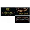 Image 1 : Three Miller Neon Beer Signs