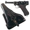 Image 1 : Mauser Blank Chamber Police Sneak Luger with Holster and Extra Magazine