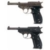 Image 1 : Collector's Lot of Two P-38 Semi-Automatic Pistols