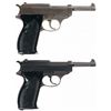 Image 2 : Collector's Lot of Two P-38 Semi-Automatic Pistols