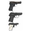 Image 2 : Three European Semi-Automatic Pistols