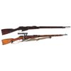 Image 1 : Two Bolt Action Rifles