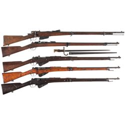 Five Military Bolt Action Rifles