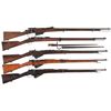 Image 1 : Five Military Bolt Action Rifles