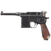 Image 1 : Mauser Model 1920 Red Nine Police Rework Broomhandle Semi-Automatic Pistol